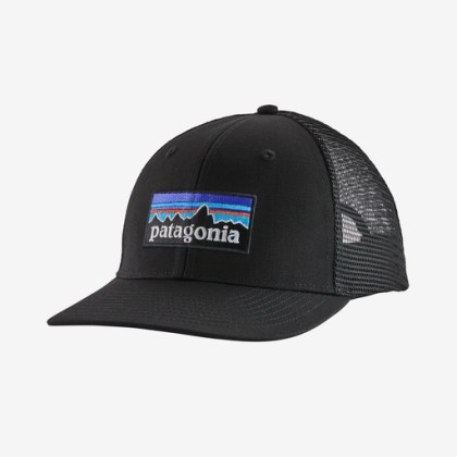 Czapka z daszkiem P-6 Logo Trucker Hat Patagonia Black